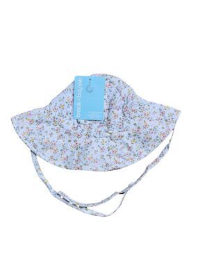 NWT Cotton Sun Hat with Wide Brim for Toddler Girls - 0-8 Months